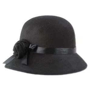 1920's Style Felt Cloche Hat
