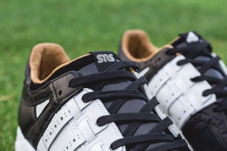 Adidas Sneakersnstuff x EQT Running Guidance 93 'Tee Time' Sneakers, Black
