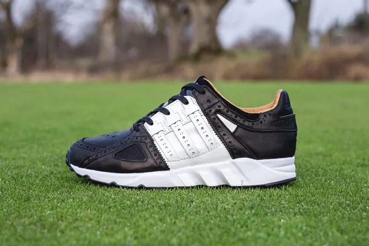 Adidas Sneakersnstuff x EQT Running Guidance 93 'Tee Time' Sneakers, Black