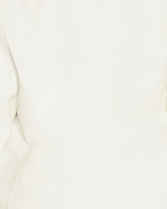 Aria Jacket | Ivory/Black Trim