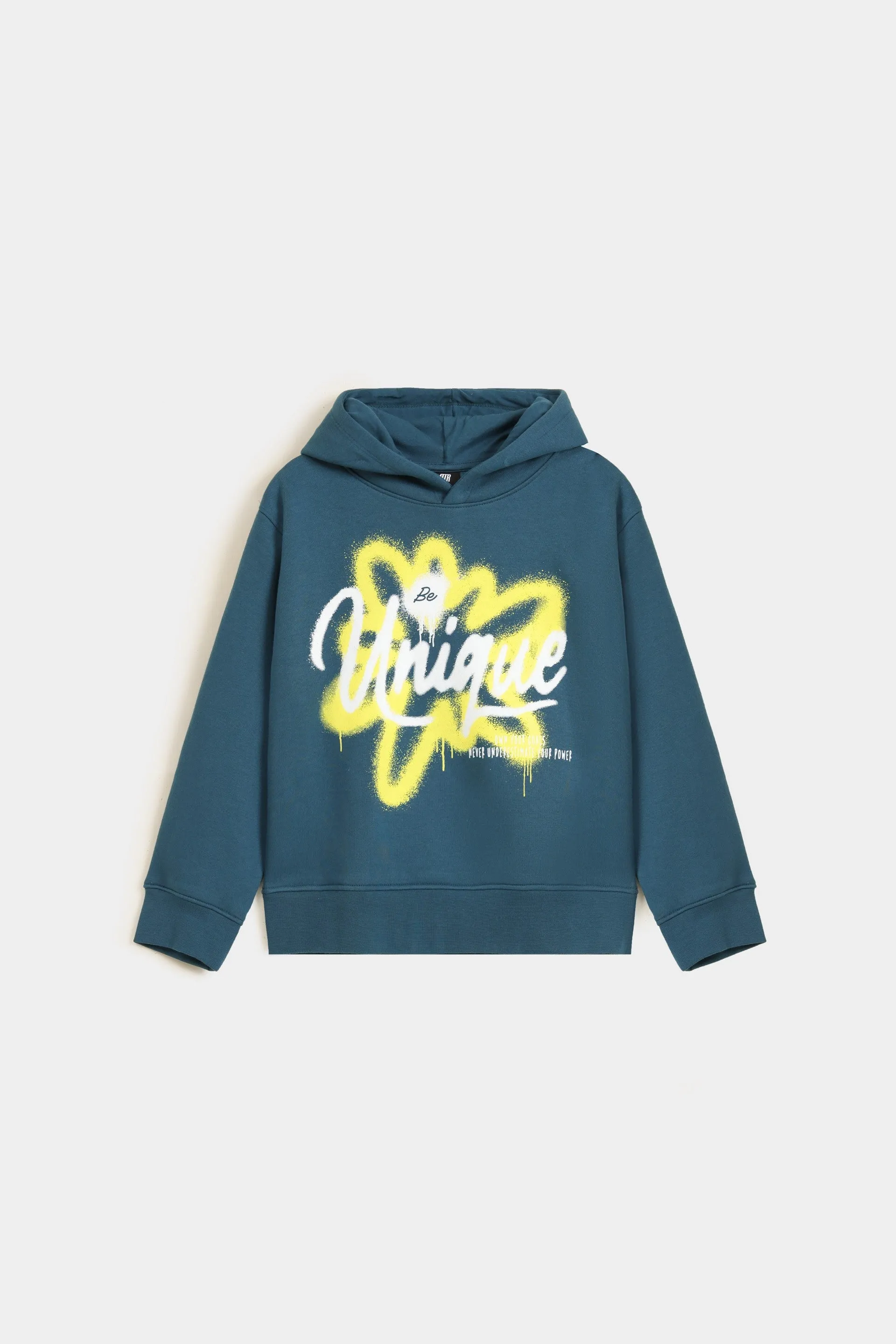 Be Unique Slogan Hoodie