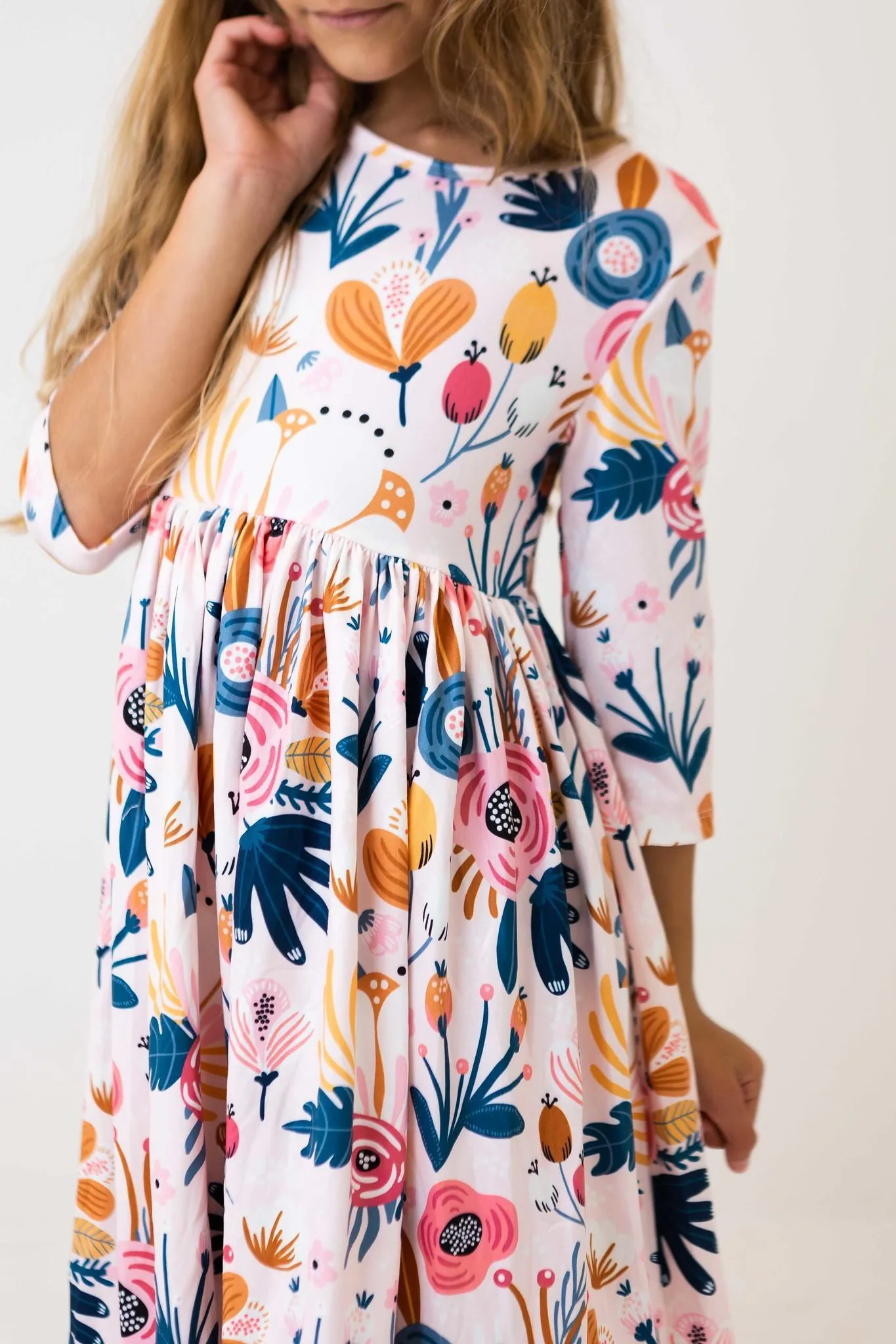 Blush Peony Twirl Dress