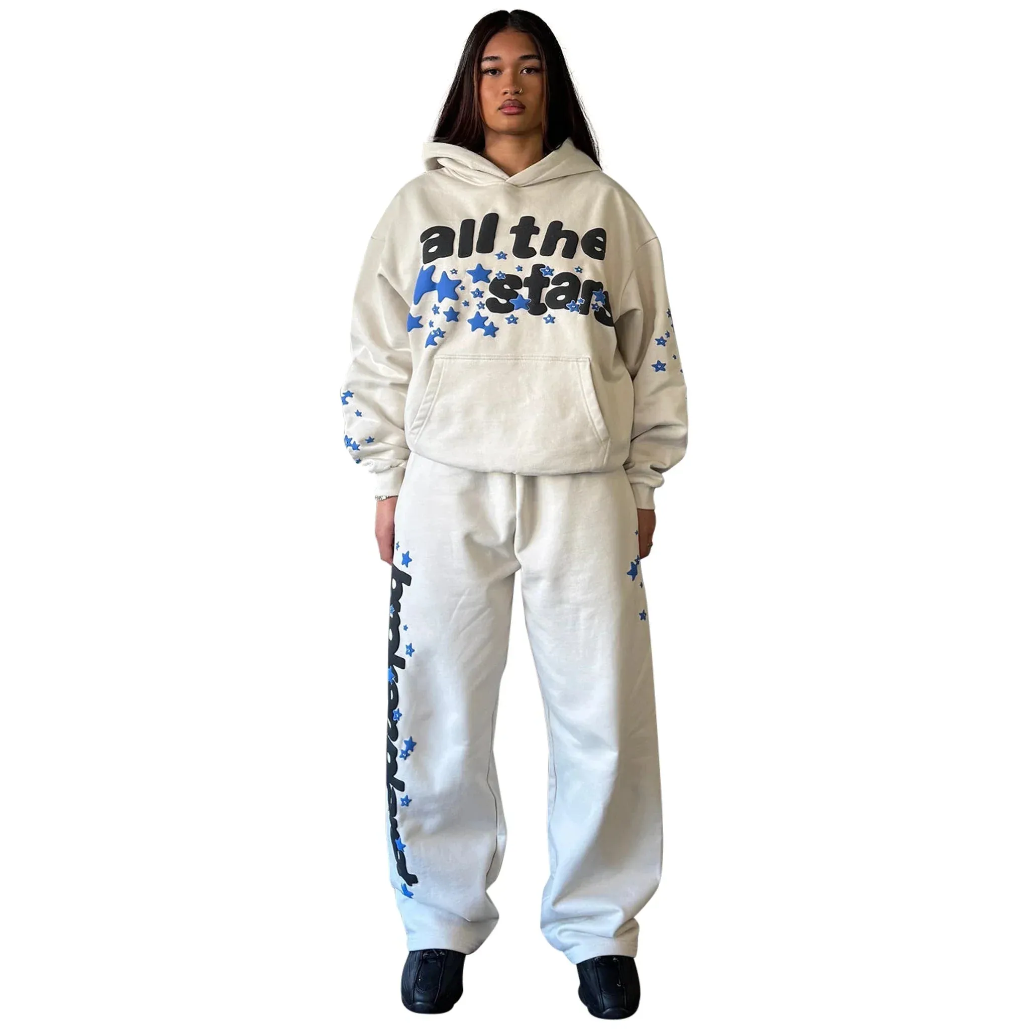 Broken Planet All The Stars Ivory White Hoodie