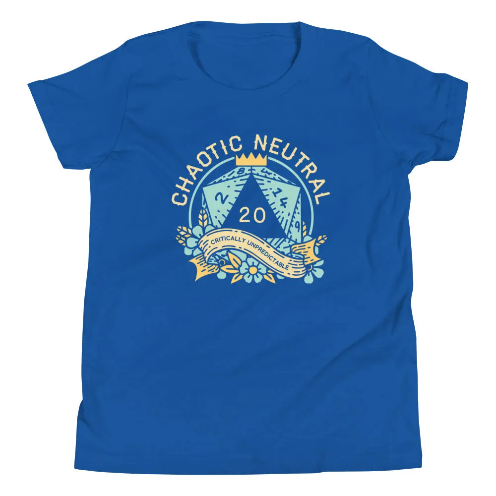 Chaotic Neutral Kid's Youth Tee