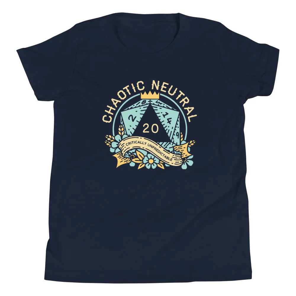 Chaotic Neutral Kid's Youth Tee