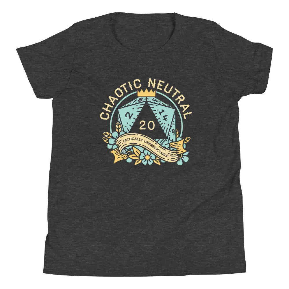 Chaotic Neutral Kid's Youth Tee