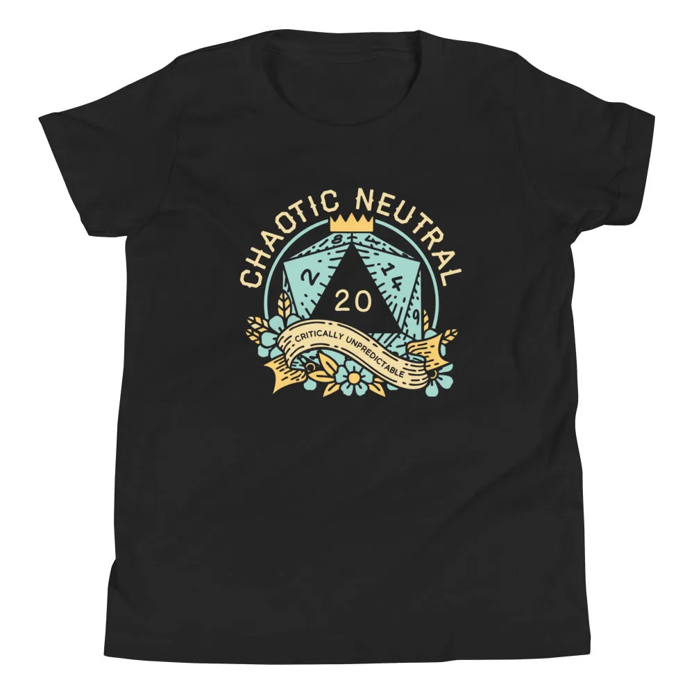Chaotic Neutral Kid's Youth Tee
