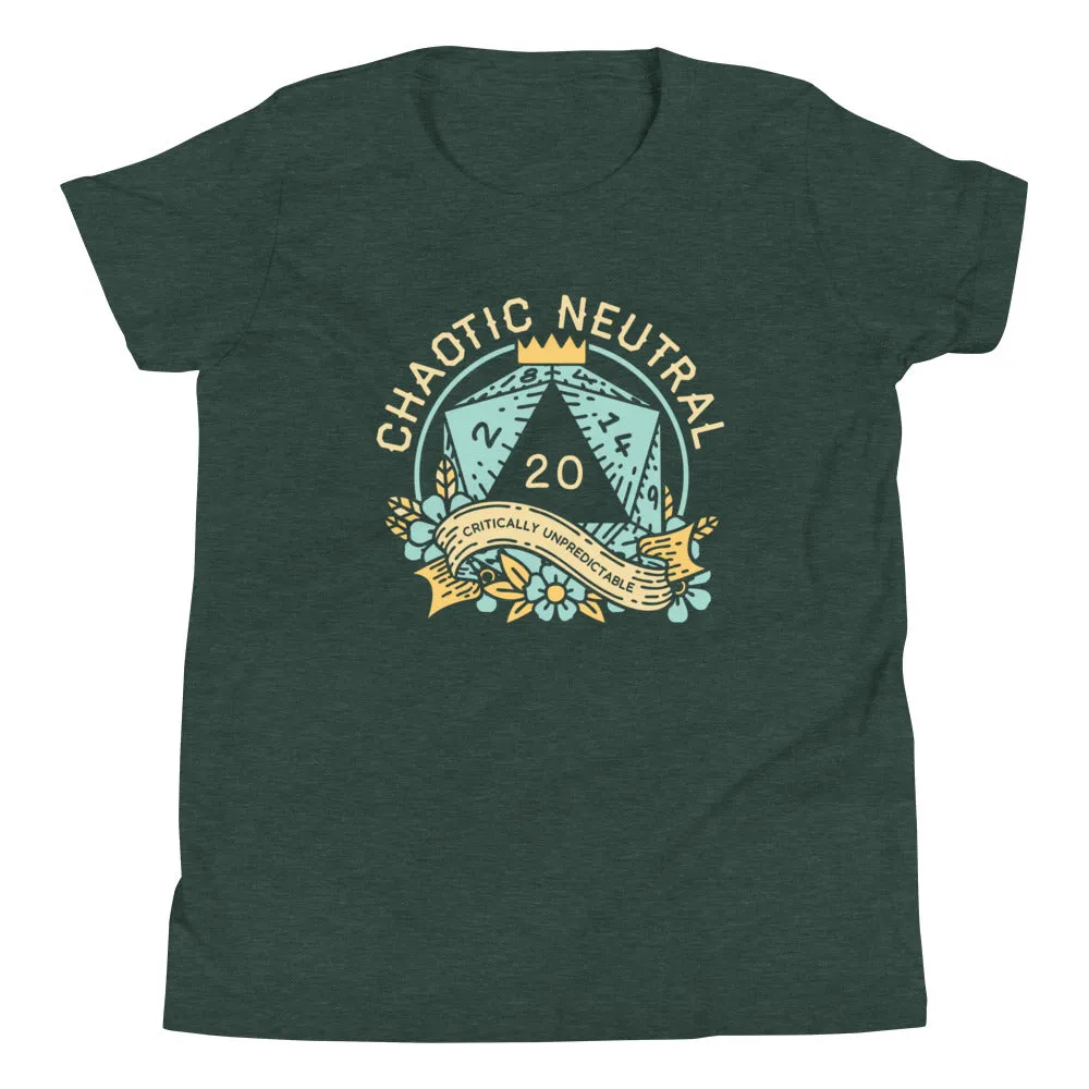 Chaotic Neutral Kid's Youth Tee