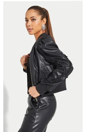 Chloe Vegan Leather Bomber