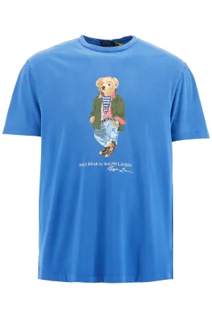 classic fit polo bear t-shirt 710958193001 CR24 NW IRIS BLU SW EXPLR BEAR