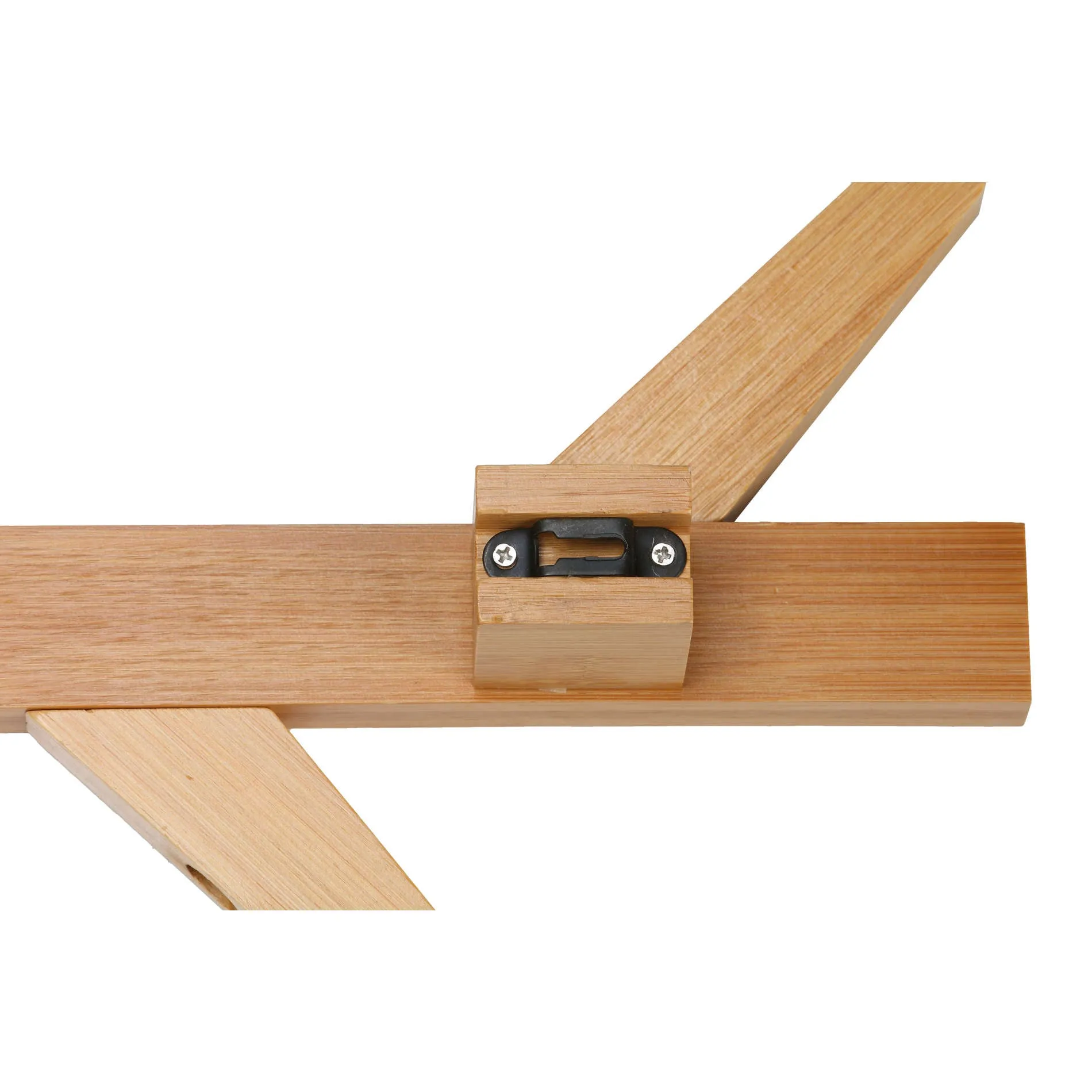 Cortesi Home Space Saver Natural Bamboo Wall Mounted 6 Hook Hanging Storage Organizer, Coat Rack