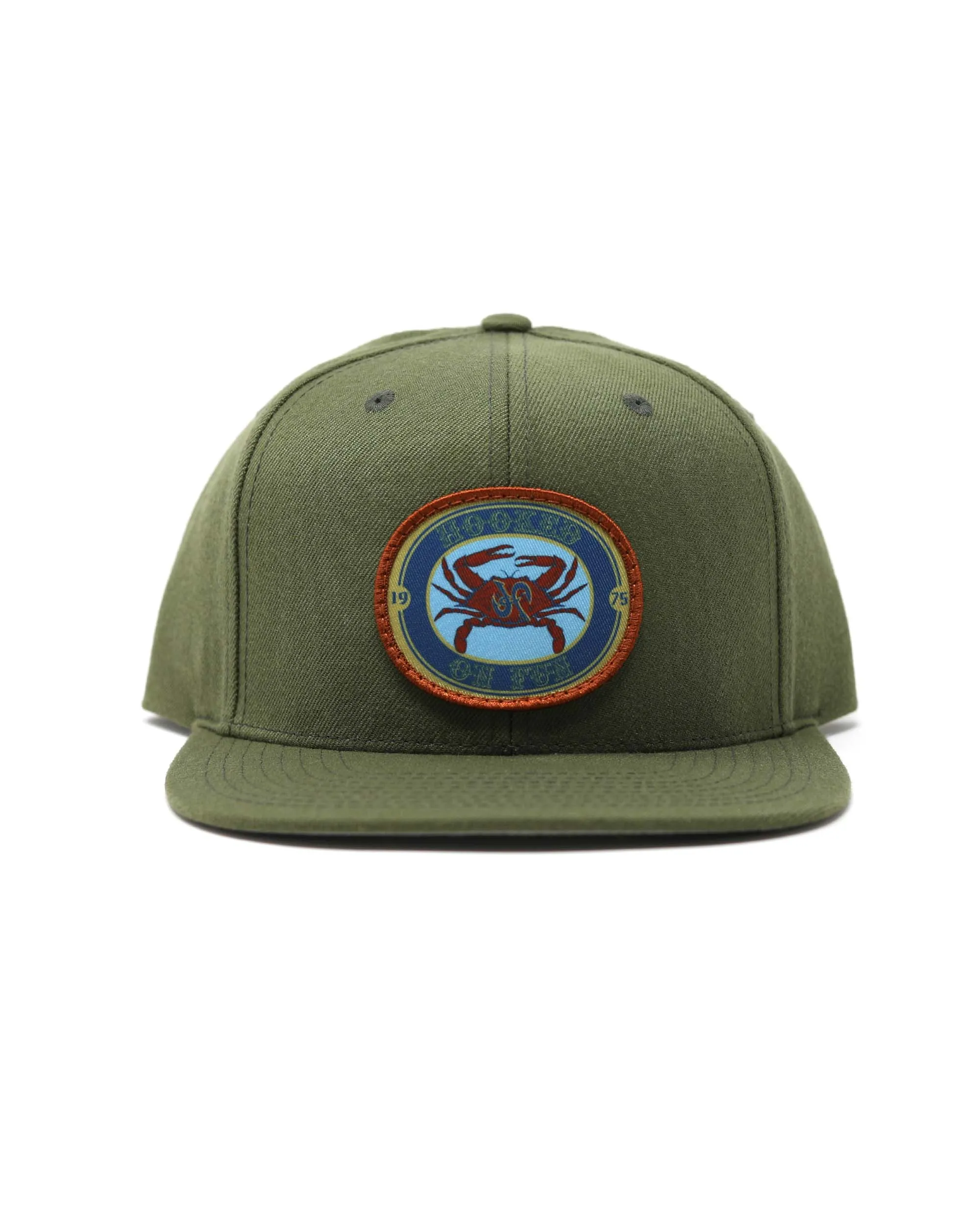 Crab Wool Flatbill Snapback