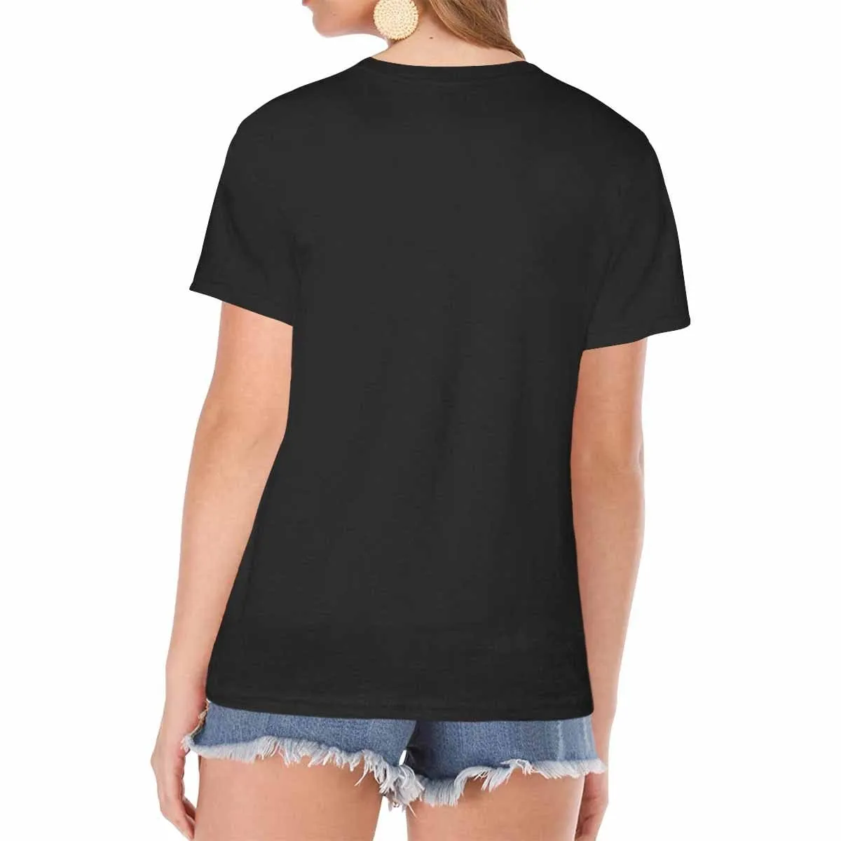 Custom Tee Add Boyfriend Mutli Face Women's T-Shirt Design Your Own Shirts Gift for Valentine's Day
