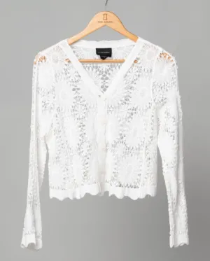 Flower Crochet Cardigan