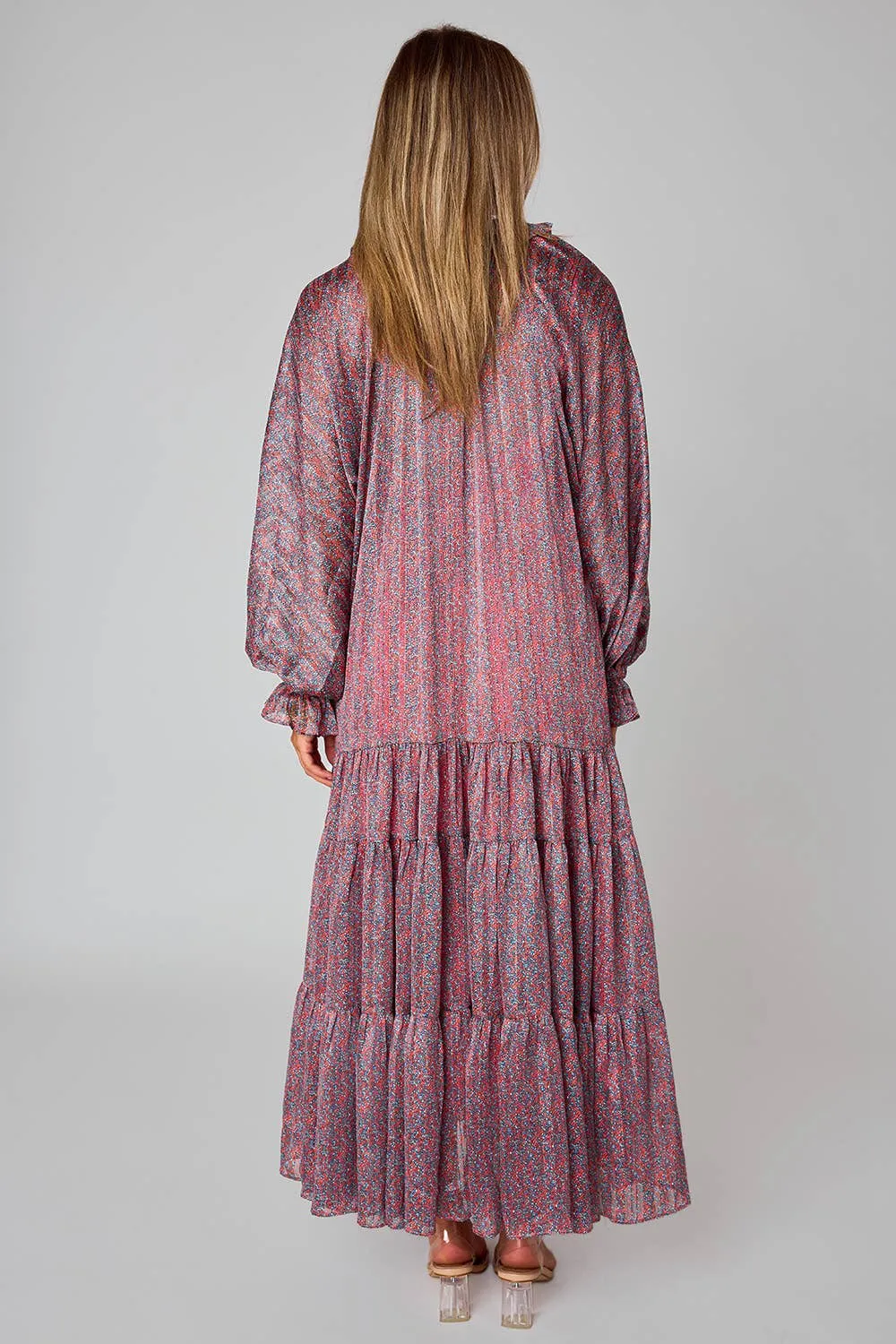 Greta Forget Me Not Flowy Maxi Dress