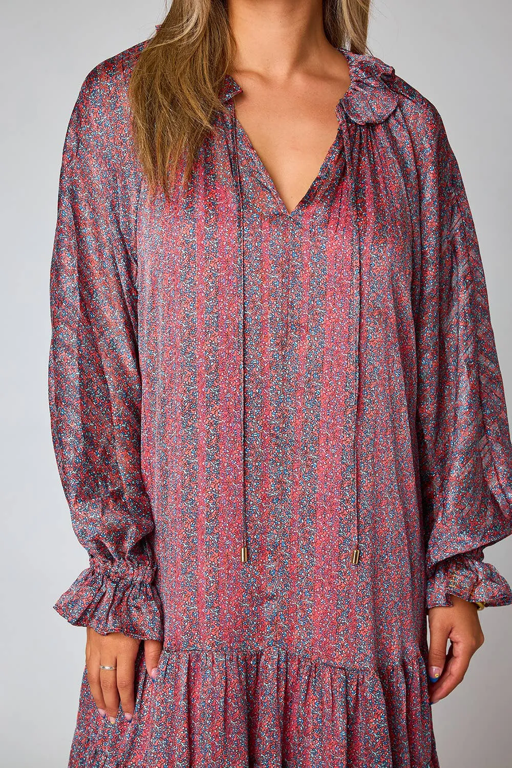 Greta Forget Me Not Flowy Maxi Dress