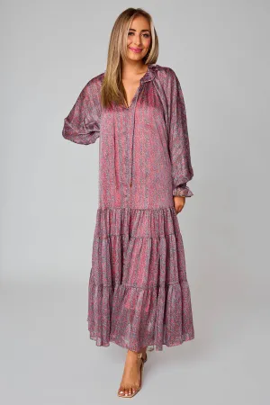Greta Forget Me Not Flowy Maxi Dress