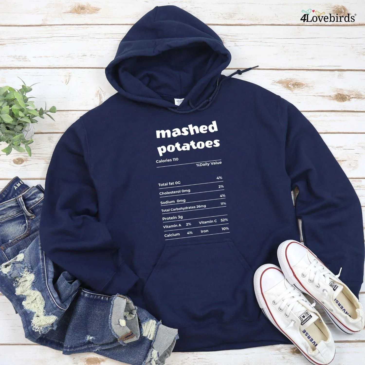 Group Matching Outfit: Thanksgiving Food, Funny Holiday Shirts for Families