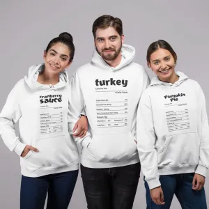 Group Matching Outfit: Thanksgiving Food, Funny Holiday Shirts for Families
