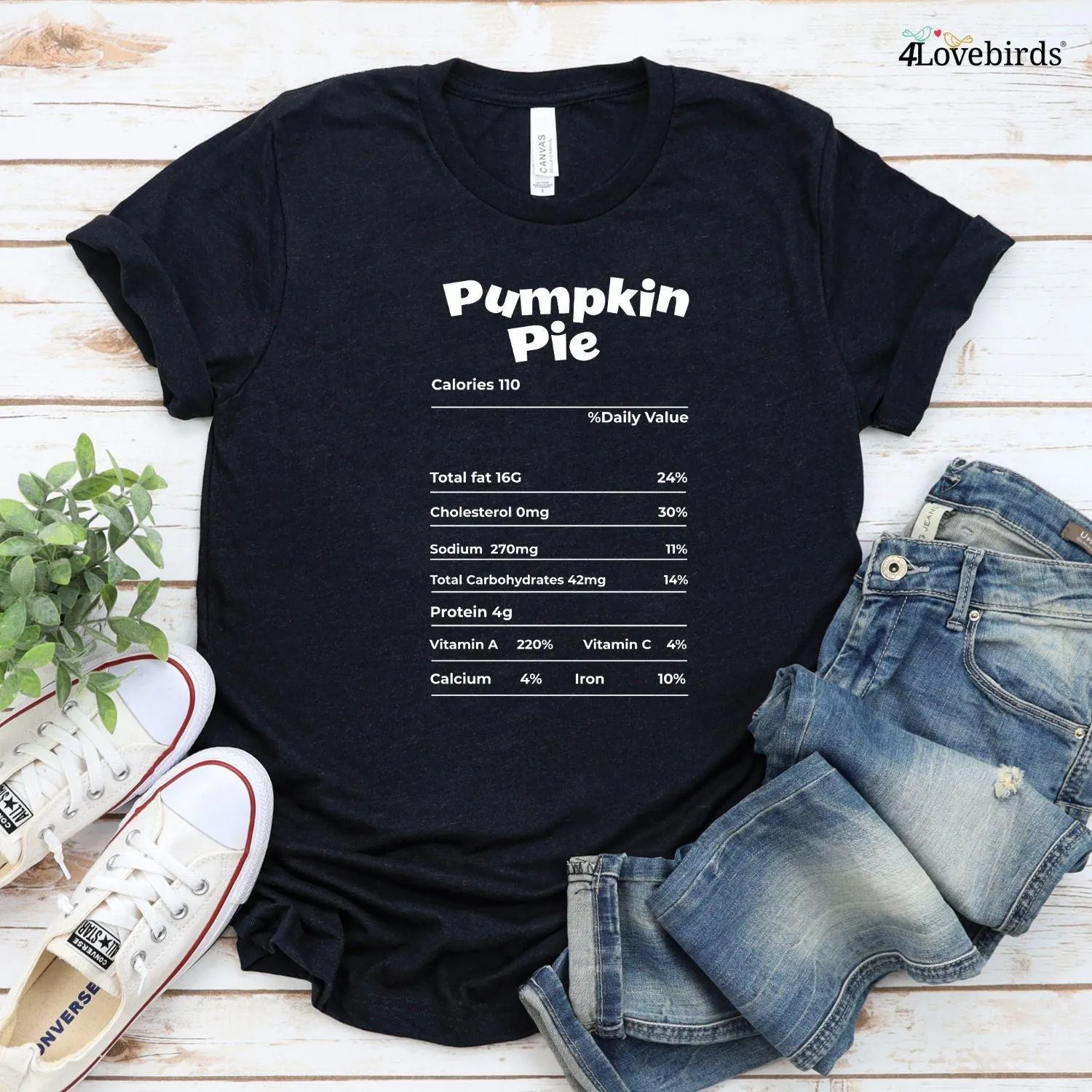 Group Matching Outfit: Thanksgiving Food, Funny Holiday Shirts for Families