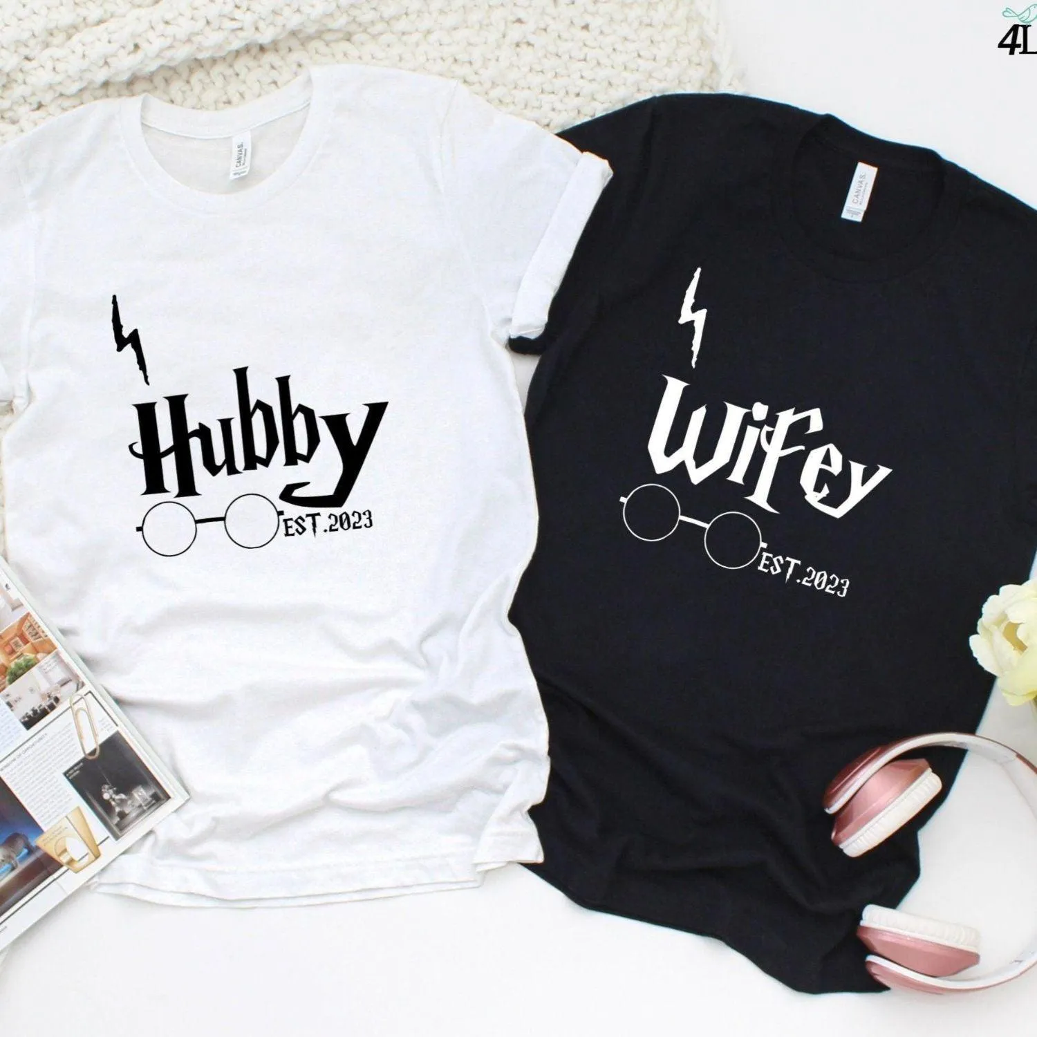 Harry Potter Inspired Custom Matching Set - Mr & Mrs Outfits for Honeymoon, Anniversaries & Special Events