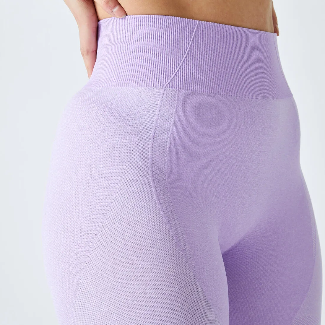 High-Waisted Seamless Fitness Leggings with Phone Pocket