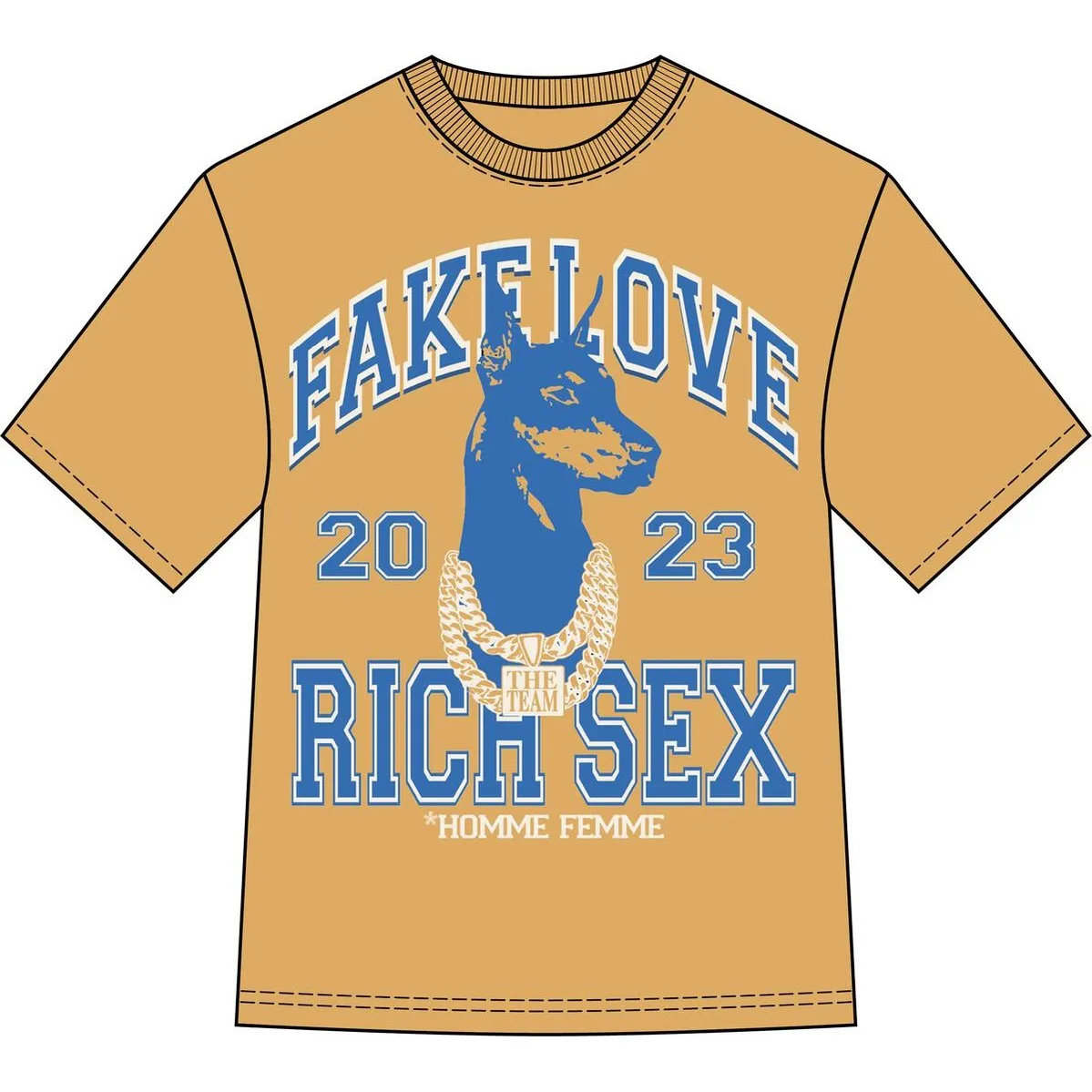 HOMME FEMME SPRING231393-YELLOW