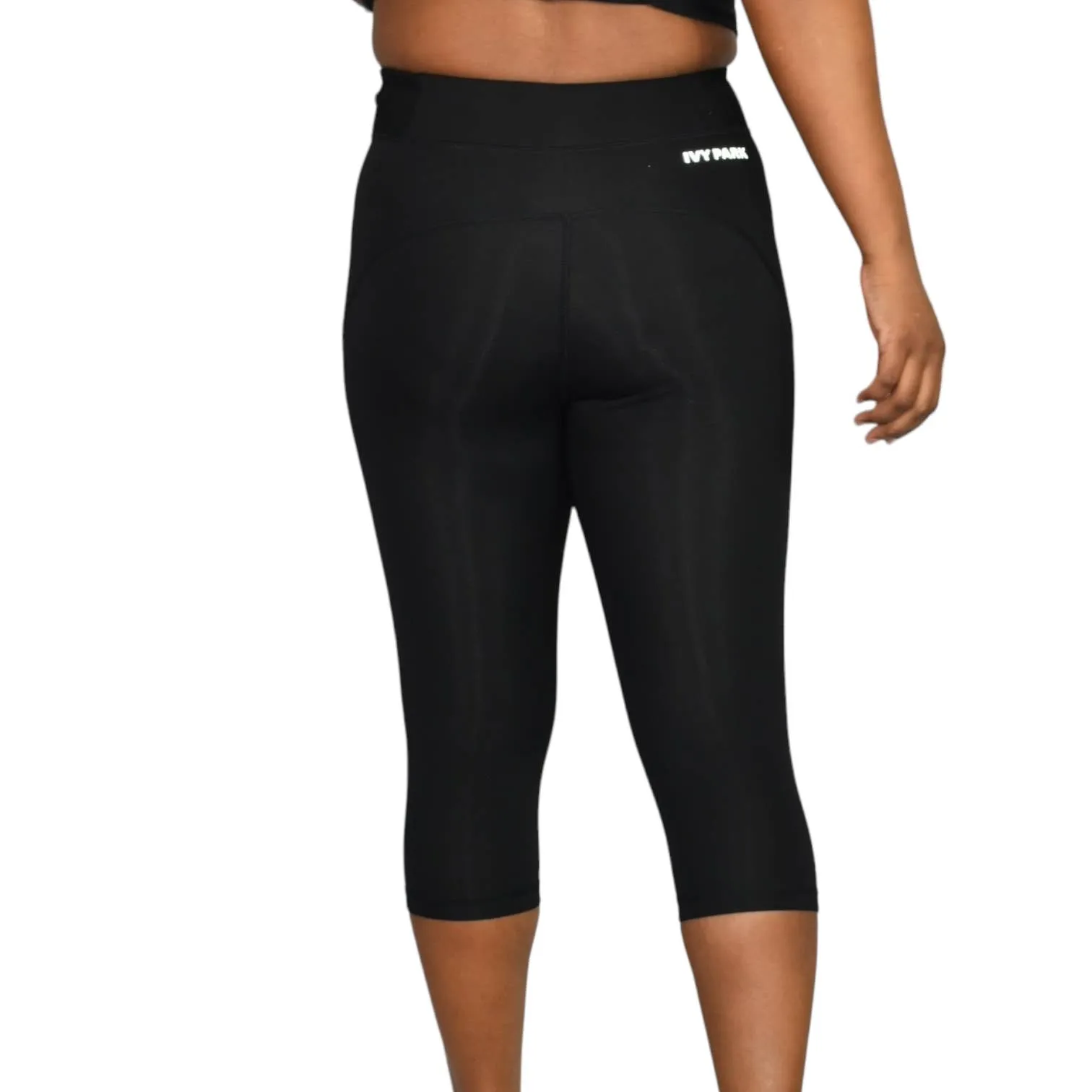 Ivy Park Capri Legging High Waist Black Sculptured Beyonce Activewear Size Small