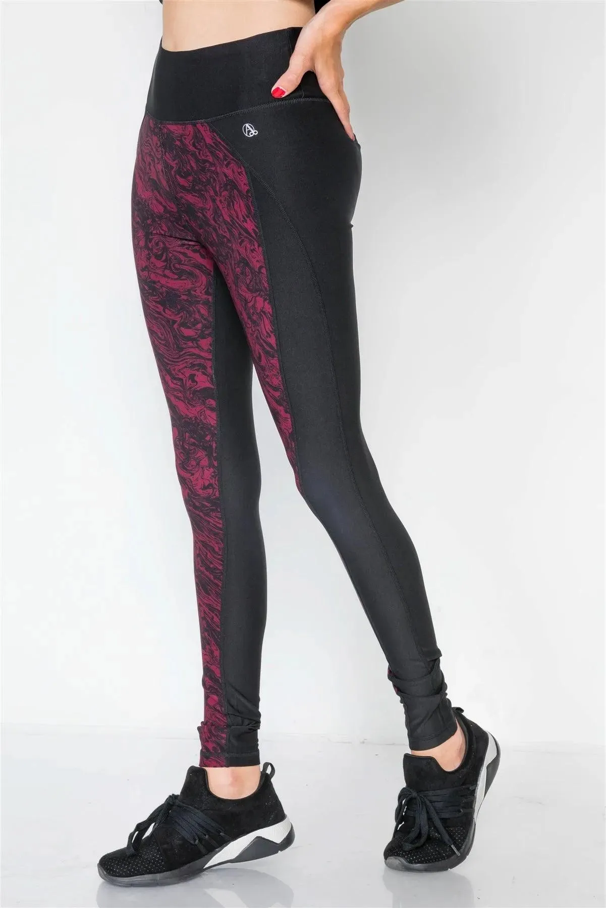 Jet Black Royal Sporty Active Legging