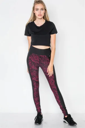 Jet Black Royal Sporty Active Legging