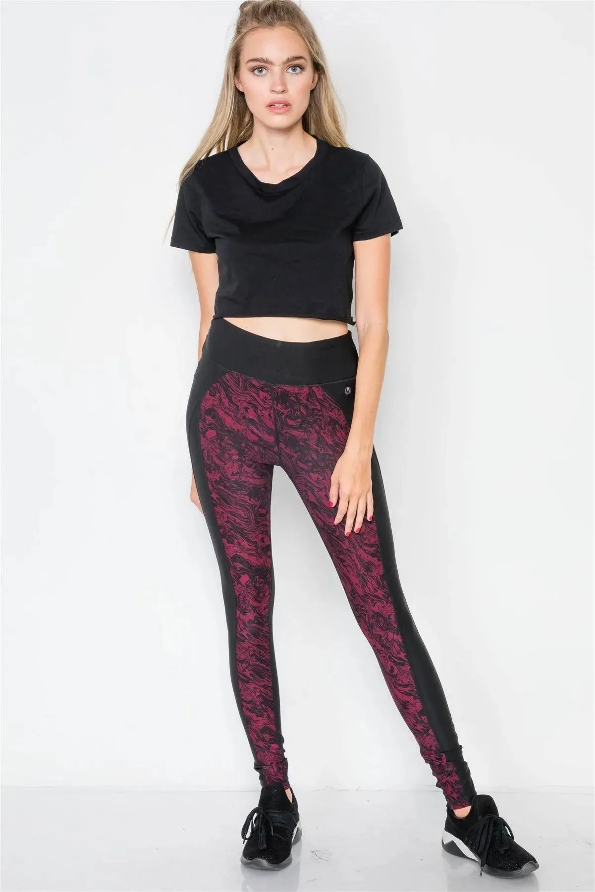 Jet Black Royal Sporty Active Legging