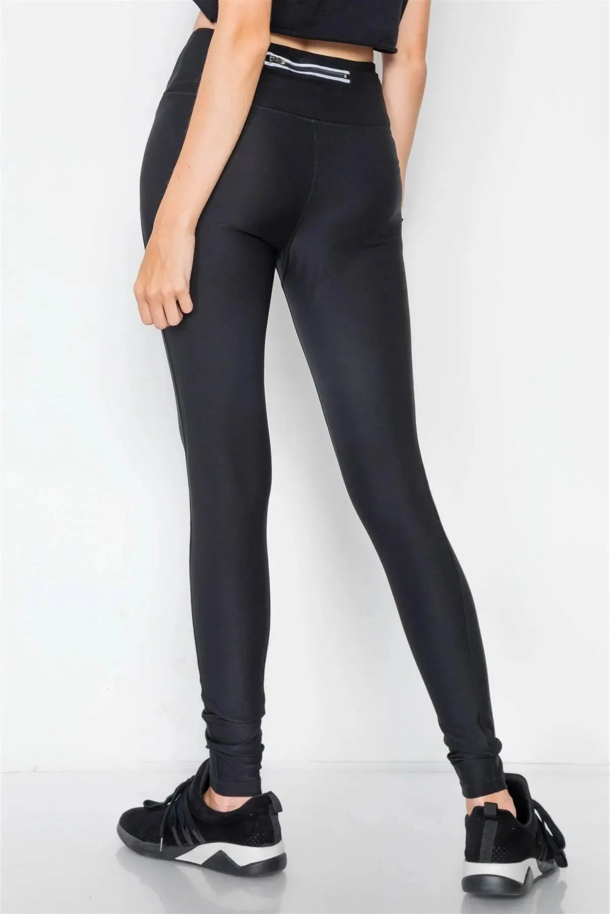 Jet Black Royal Sporty Active Legging