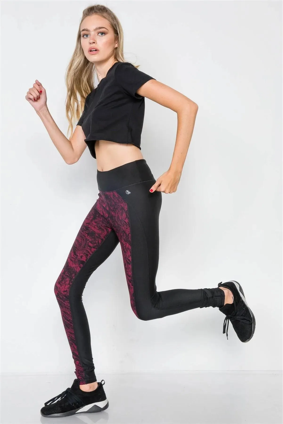 Jet Black Royal Sporty Active Legging