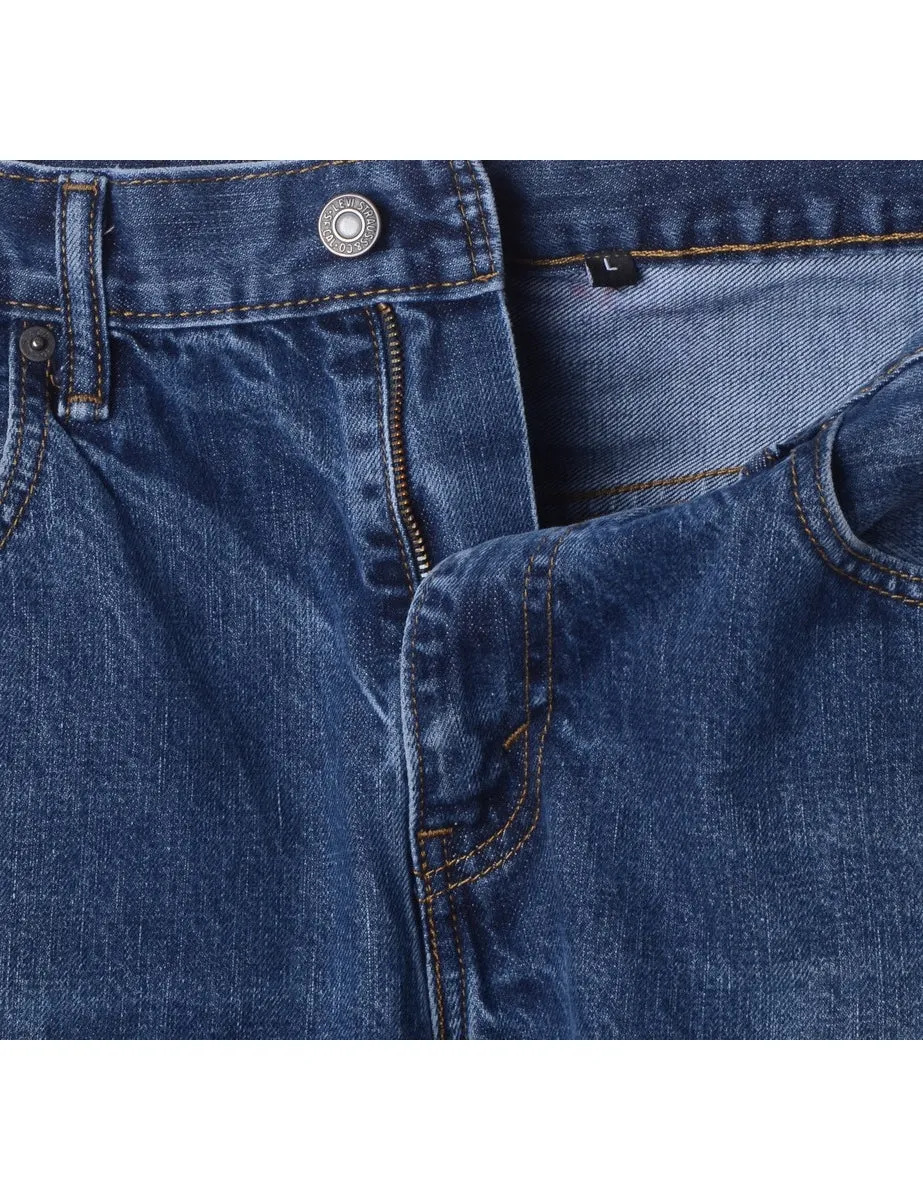 Label Indigo Cropped Jeans