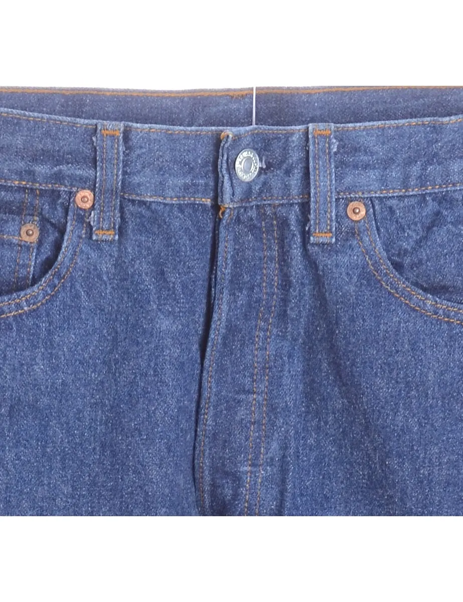 Label Straight Leg Men's Cropped Jeans
