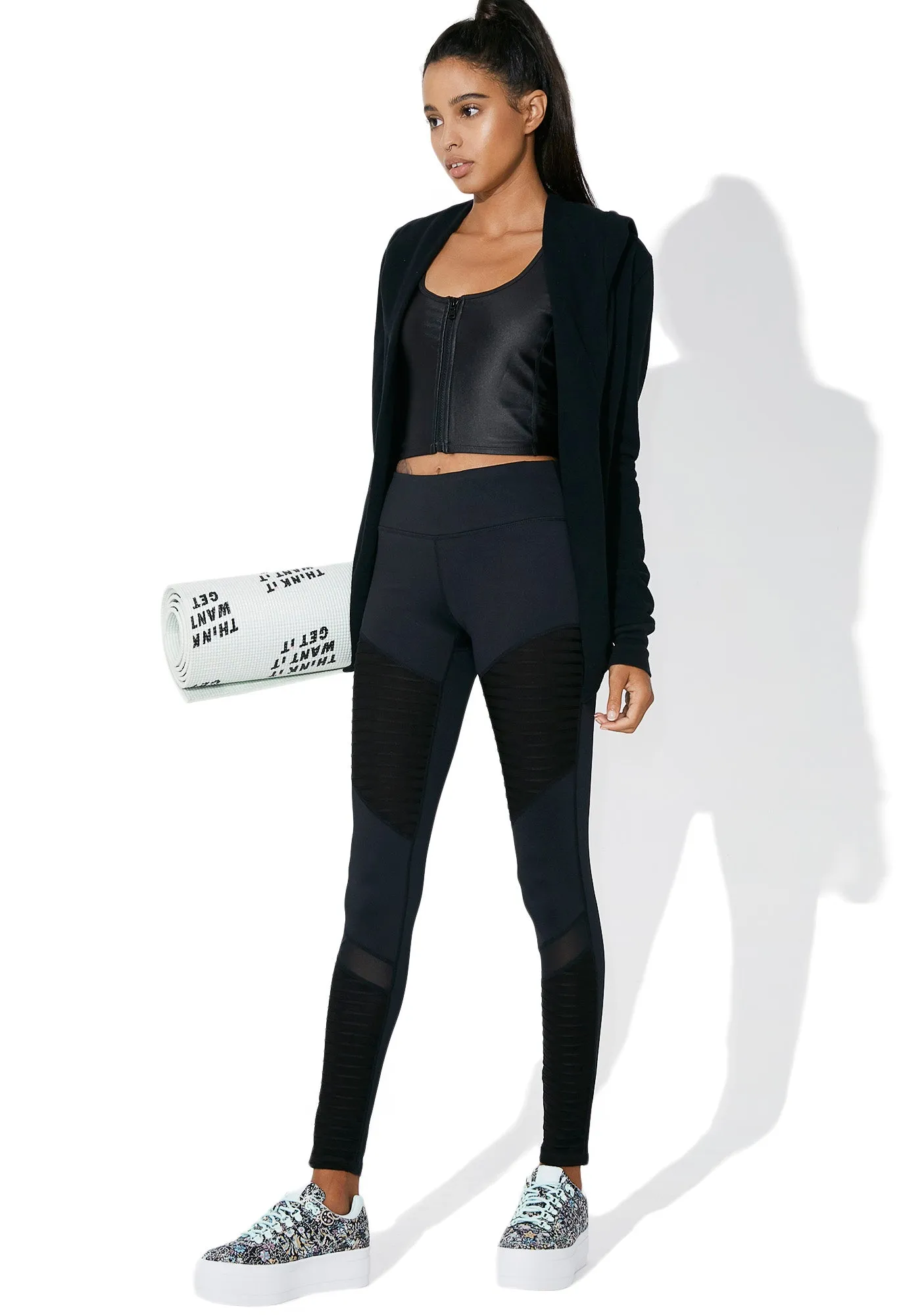 Leader of Tha Pack Paneled Leggings