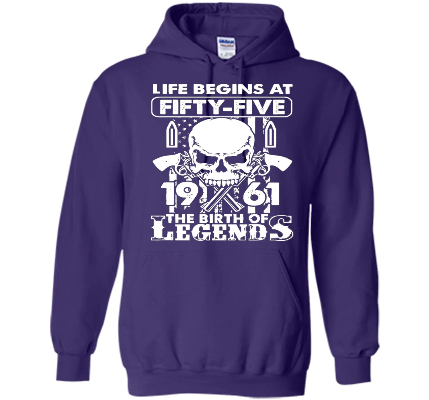 Life Begin At 55 - 1961 Birth Legends 55th Birthday T-shirts