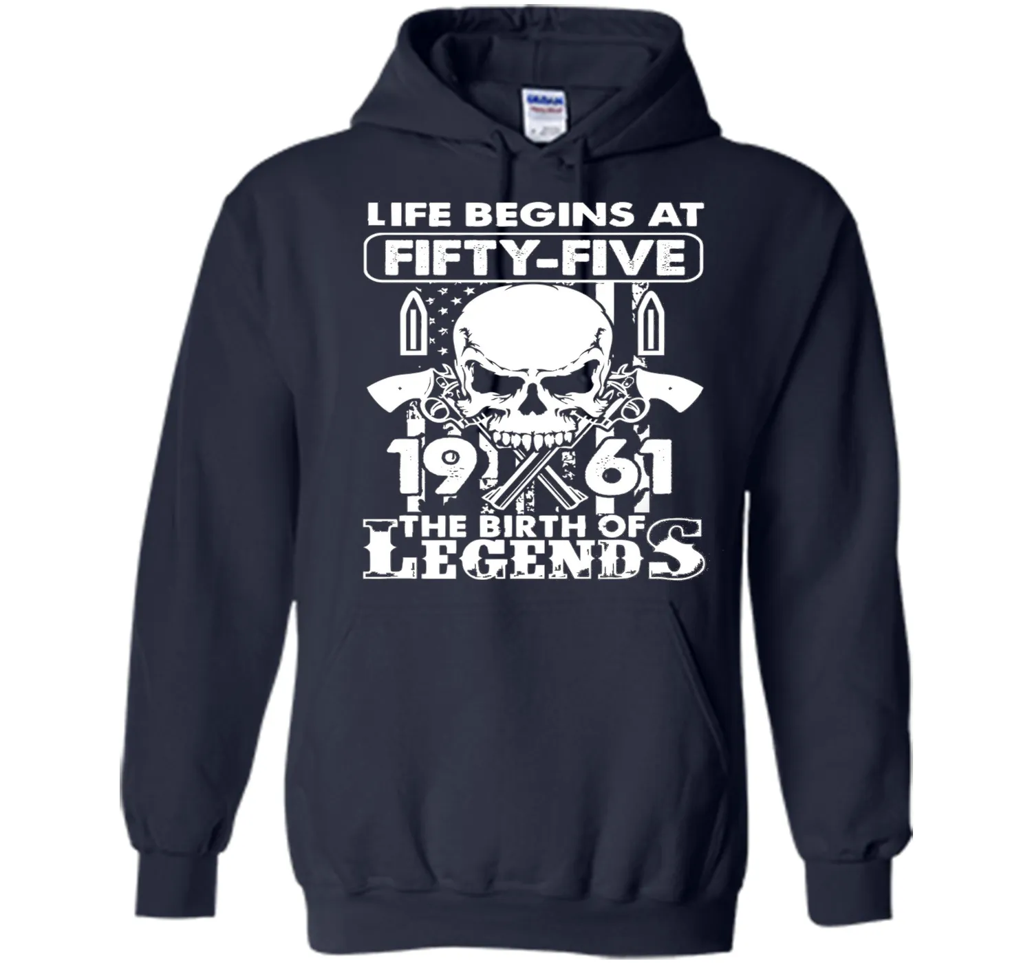 Life Begin At 55 - 1961 Birth Legends 55th Birthday T-shirts