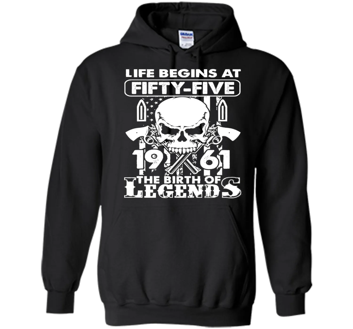 Life Begin At 55 - 1961 Birth Legends 55th Birthday T-shirts