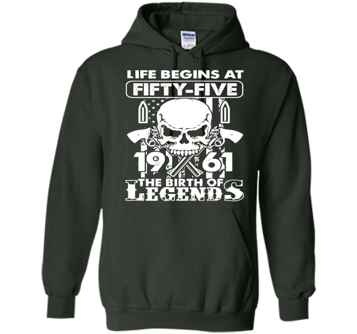 Life Begin At 55 - 1961 Birth Legends 55th Birthday T-shirts