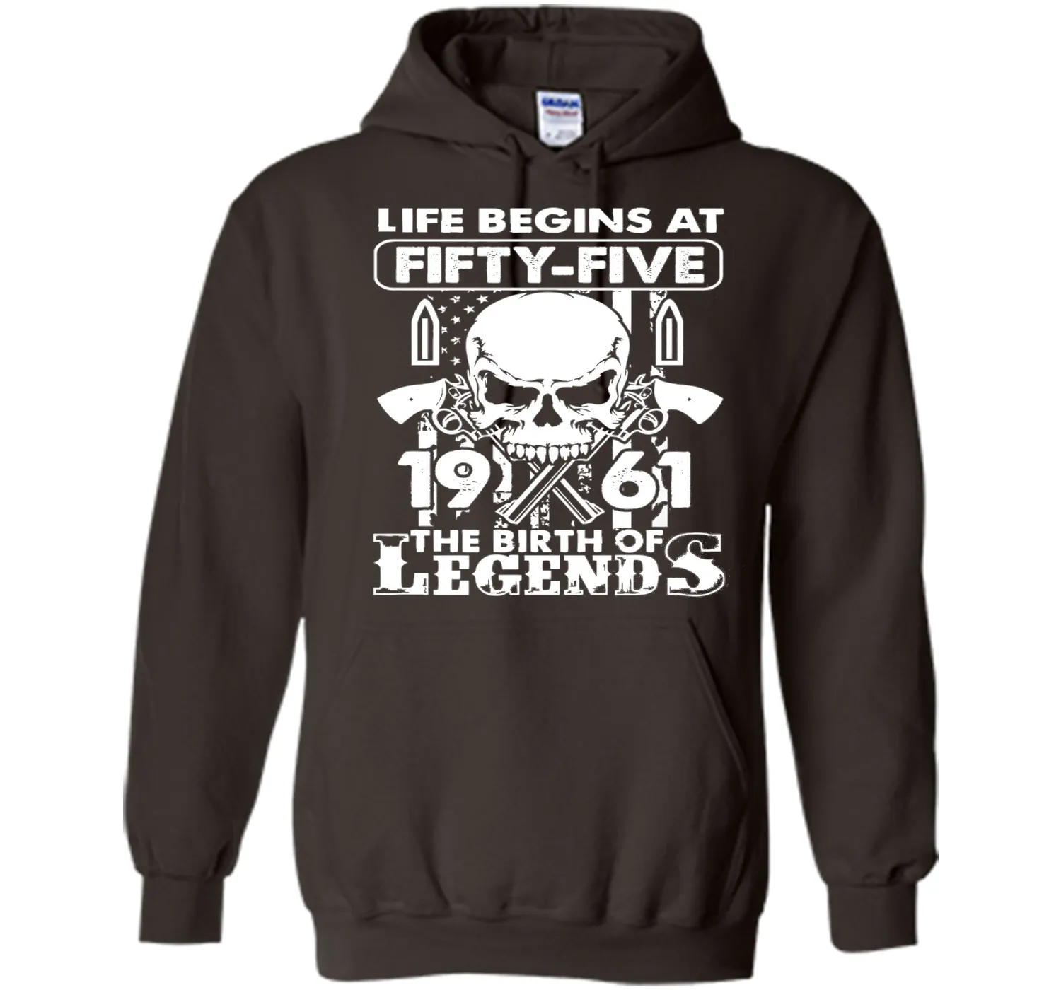Life Begin At 55 - 1961 Birth Legends 55th Birthday T-shirts