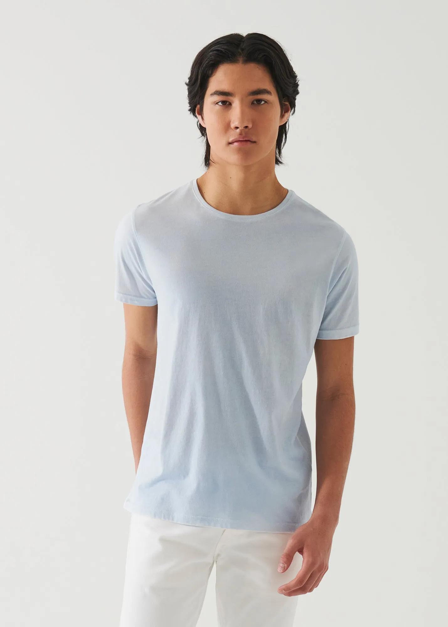 LIGHTWEIGHT PIMA COTTON SPRAY WASH T-SHIRT