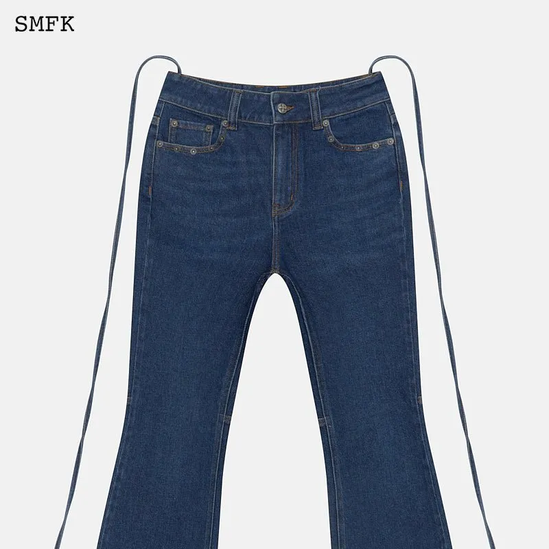 Mermaid Retro Ballroom Jeans Blue