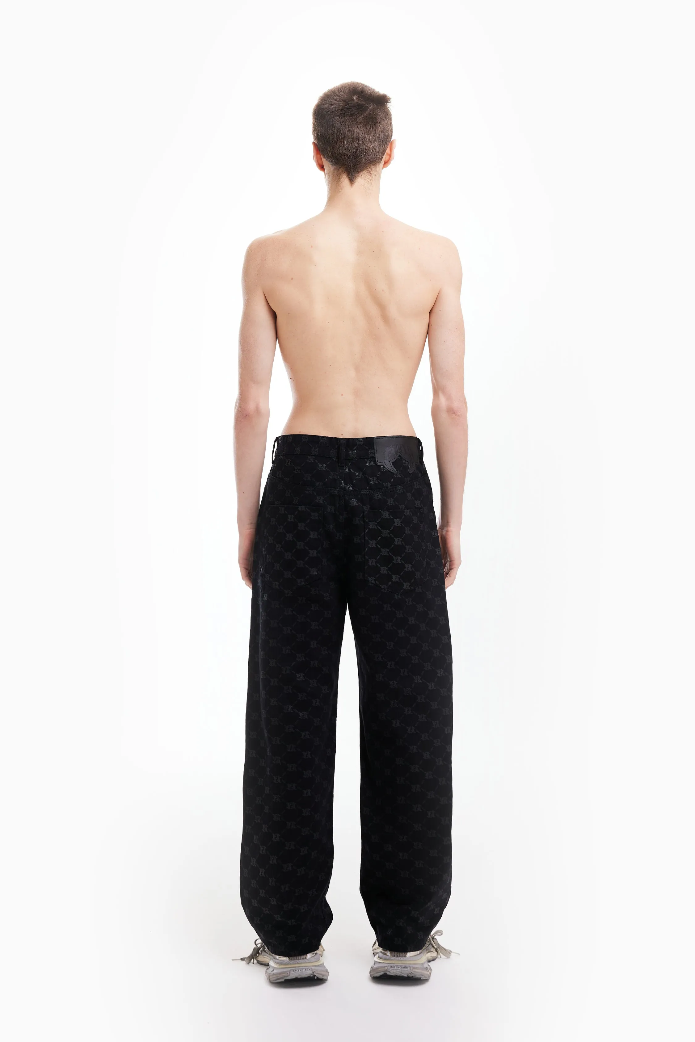 MONOGRAM BLACK DENIM