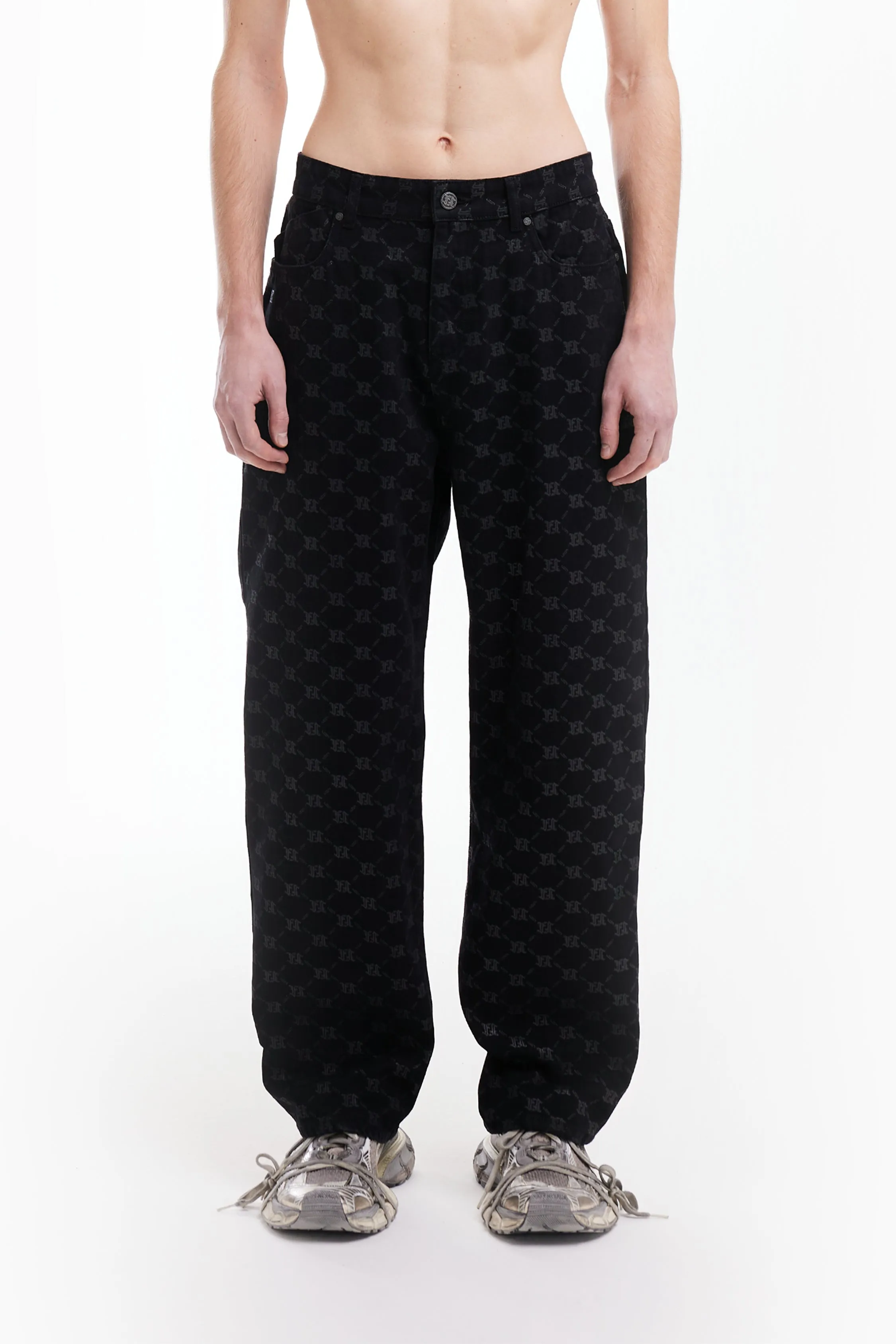 MONOGRAM BLACK DENIM