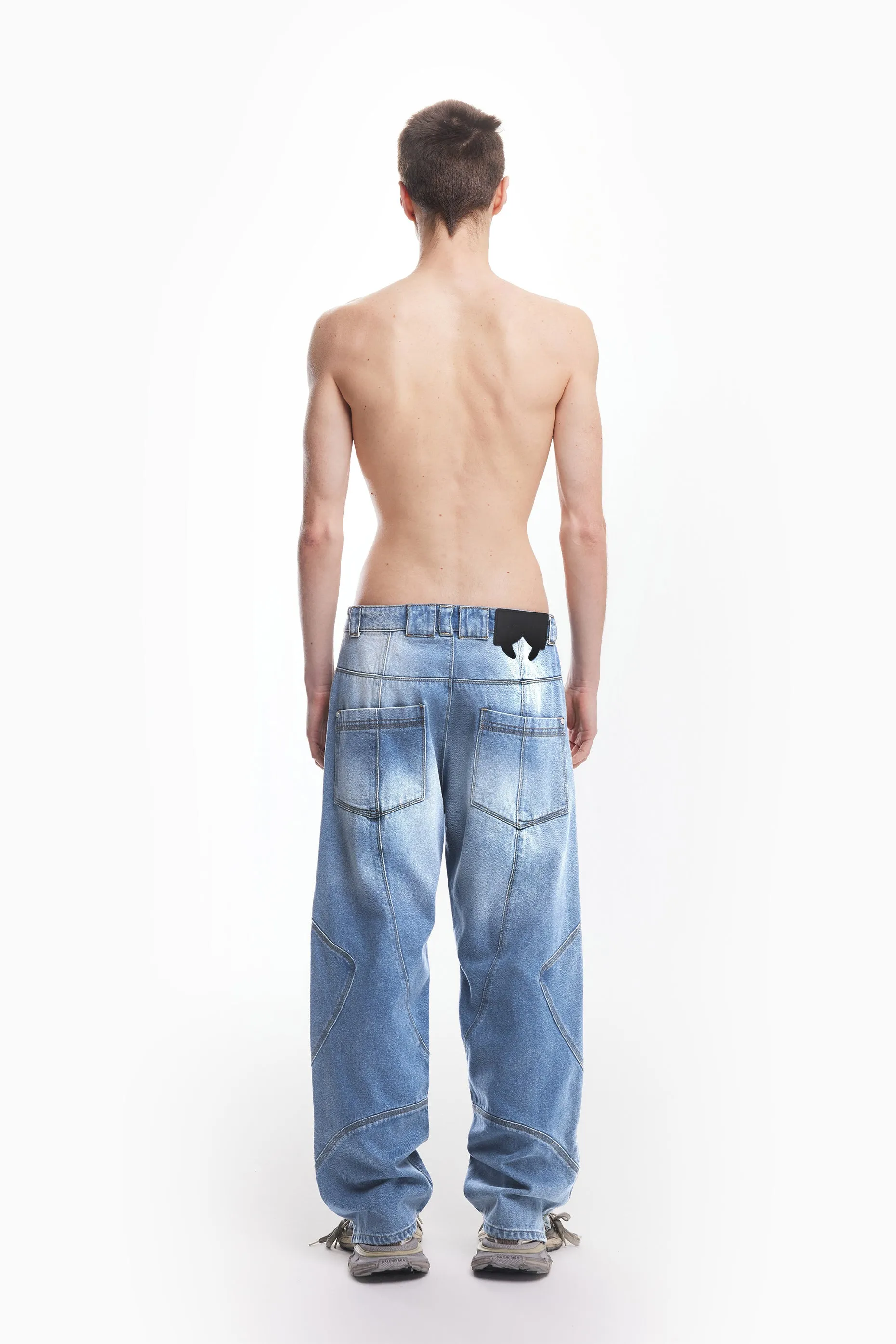 MOTO LIGHT BLUE WASHED DENIM