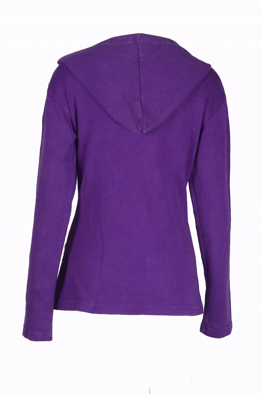 multicolored-stone-washed-cotton-cardigan-attach-hood-razor-cut-embroidery