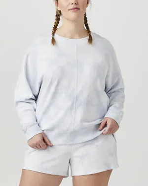 Naara Tie-Dye Pullover | Light Blue / Light Grey