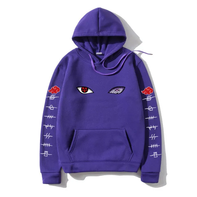 Naruto Eyes Hoodie (Multicolored)