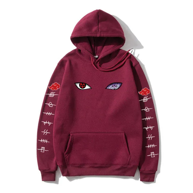 Naruto Eyes Hoodie (Multicolored)
